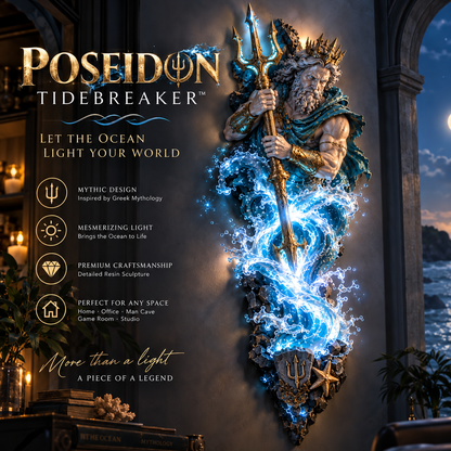⏰ Beperkte voorraad 50% KORTING  ⚡🌊 Collectie wandlampen met mythologische beelden 🏛️✨