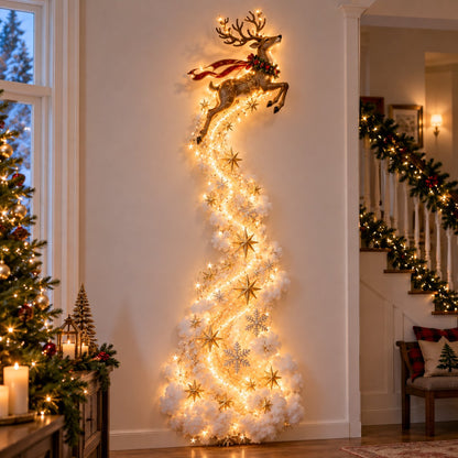 ✨Christmas Magic Trail-wandlamp – Een vleugje kerstmagie, rechtstreeks op je muur✨