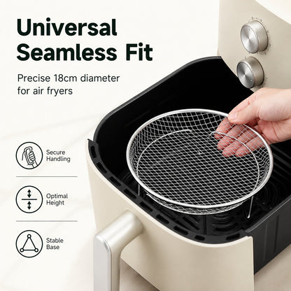 🔥🥘 Airfryer RVS Rek – Knapperig Zonder Moeite