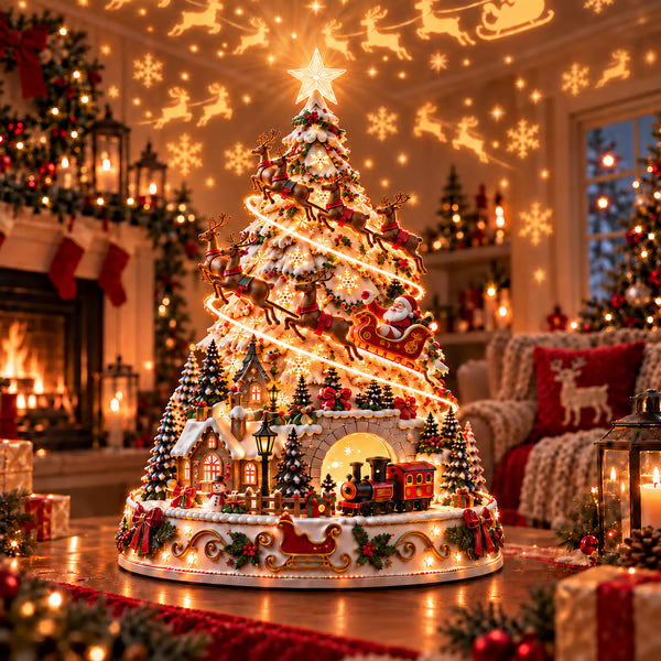 🎄MerryRealm™ Kerstdorp-verlichtingsboom