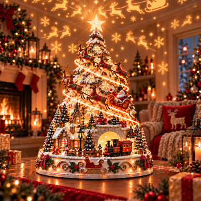 🎄MerryRealm™ Kerstdorp-verlichtingsboom