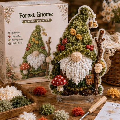 Gnome 3D-stof-poke-art-set🔥Koop er 2 en ontvang gratis verzending