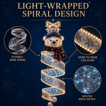 🎄Kerstmagie: collectie LED-lichtslingers in spiraalvorm
