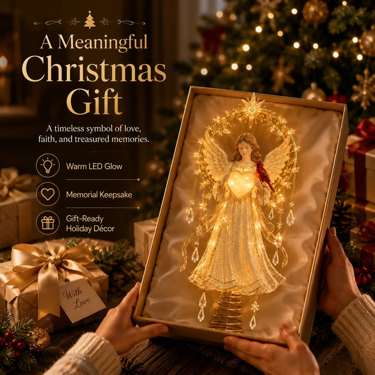 🎄Meaningful Christmas Tree Topper Collection™ – Verlichte kerstherinneringen