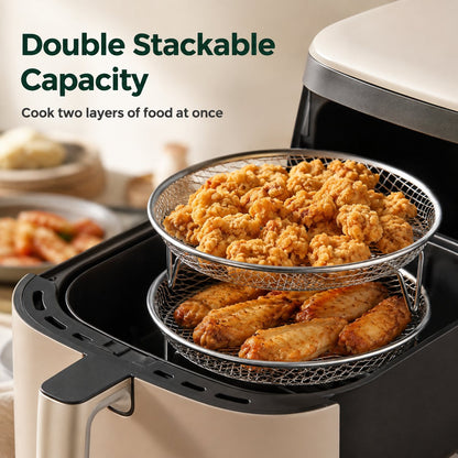 🔥🥘 Airfryer RVS Rek – Knapperig Zonder Moeite