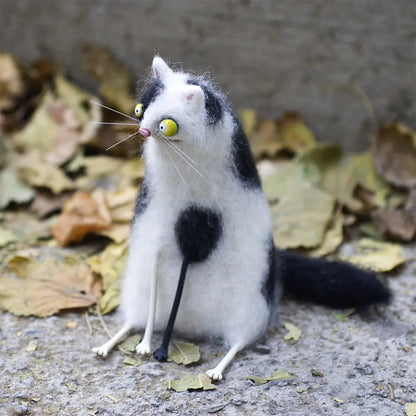 🎄✨Wollen vilten huisdieren – Eigenzinnige handgemaakte metgezelle