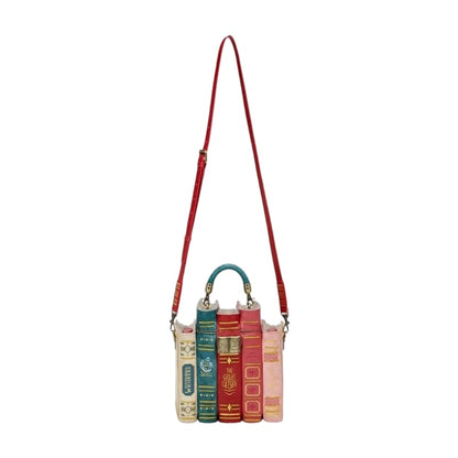 🔥2026 TOPAANBIEDING 49% KORTING 📚 Vintage handtas in de vorm van een stapel boeken