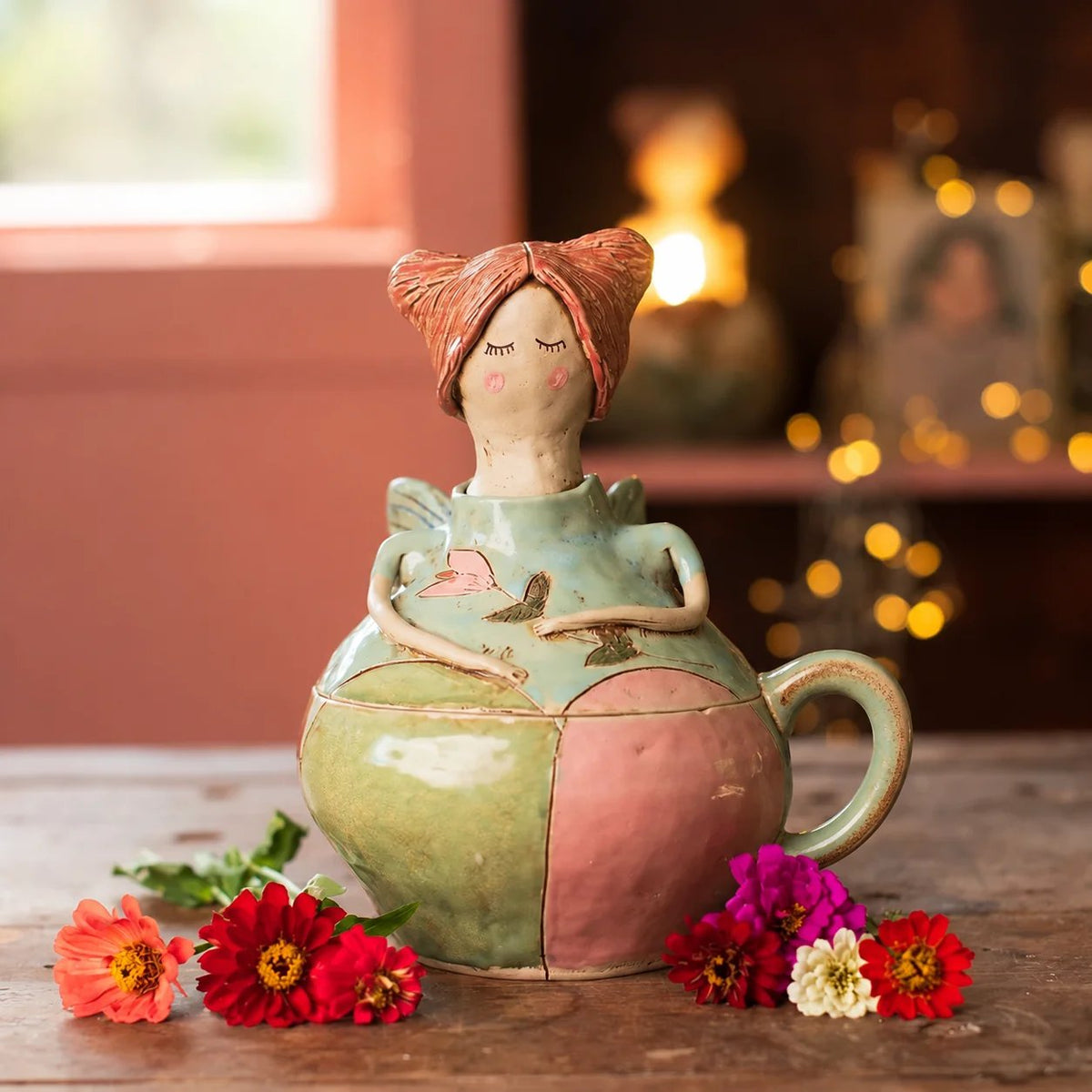 🧚‍♀️🌸 Enchanted Fairy Treasure Keeper – Whimsical Storage & Décor for a Touch of Everyday Magic Jar/Mug