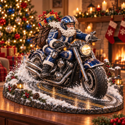 🏍️🎅 De terugreis van de kerstman – Kerstcollectie met motortour-souvenirs💨