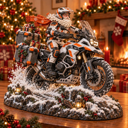 🏍️🎅 De terugreis van de kerstman – Kerstcollectie met motortour-souvenirs💨