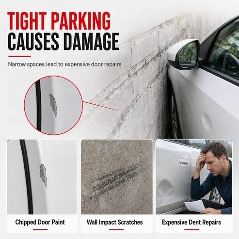 🛡️ Universele Autodeur Beschermstrip – Nooit Meer Dure Lakschade!