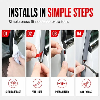 🛡️ Universele Autodeur Beschermstrip – Nooit Meer Dure Lakschade!