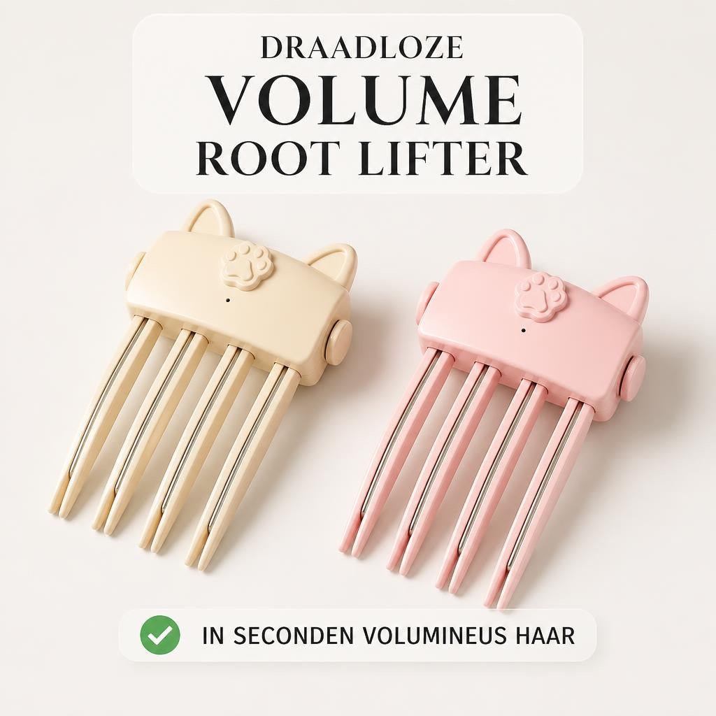 Het geheim achter vol en luchtig haar 💆‍♀️ Draadloze Root Lifter (altijd en overal vol zelfvertrouwen)