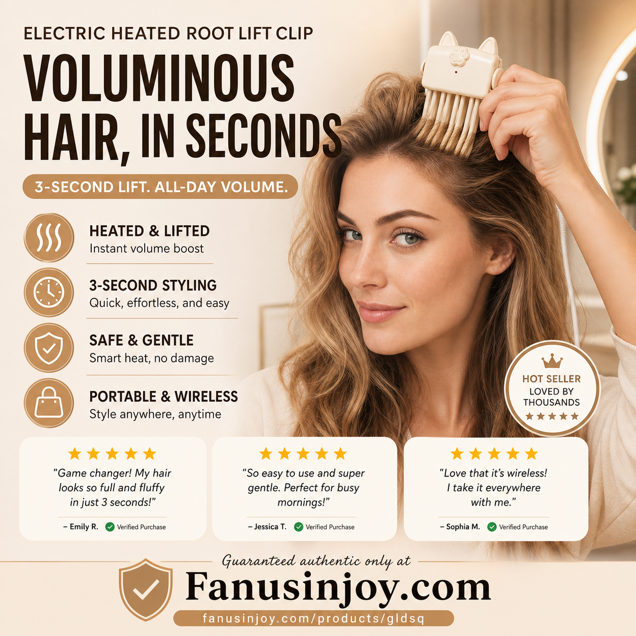 💥Verrassing: 55% korting! 🔥Vorm je kapsel in 3 seconden! 👱‍♀️Magische tool voor extra volume bovenop je hoofd! Clip voor meer volume bij de haaraanzet