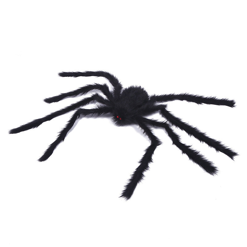 Halloween-lampjes in de vorm van een gloeiend spinnenwe