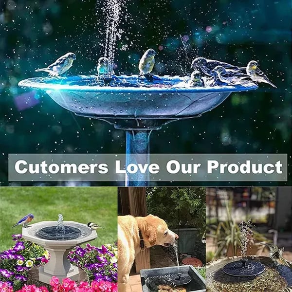 ⏳Tijdelijke aanbieding⏰Compacte zonne-energiepomp voor vogelvijvers – Breng uw tuin tot leven! 🐦️