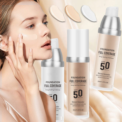 🔥NIEUWJAAR PROMOS - 50% KORTING🔥Langhoudende Flawless Coverage Hydraterende Foundation