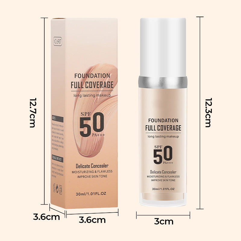 🔥NIEUWJAAR PROMOS - 50% KORTING🔥Langhoudende Flawless Coverage Hydraterende Foundation