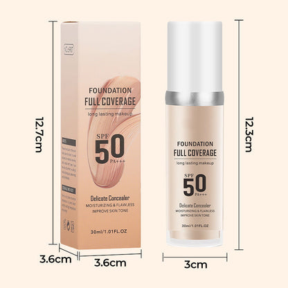 🔥NIEUWJAAR PROMOS - 50% KORTING🔥Langhoudende Flawless Coverage Hydraterende Foundation
