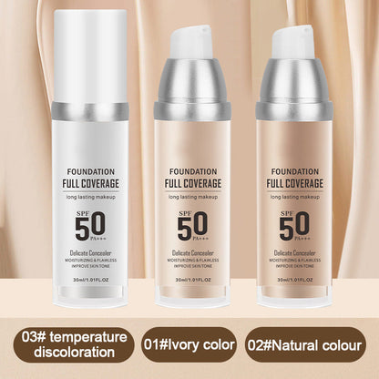 🔥NIEUWJAAR PROMOS - 50% KORTING🔥Langhoudende Flawless Coverage Hydraterende Foundation