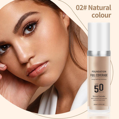 🔥NIEUWJAAR PROMOS - 50% KORTING🔥Langhoudende Flawless Coverage Hydraterende Foundation