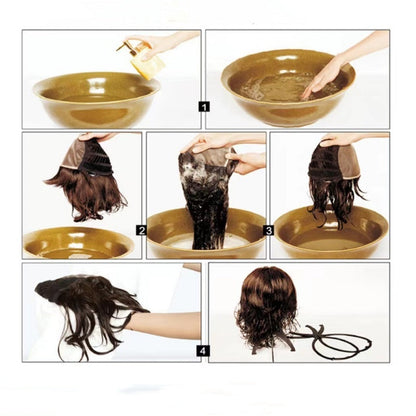 💜Water Ripple Lange Krullende Paardenstaart Clip Pruik💜