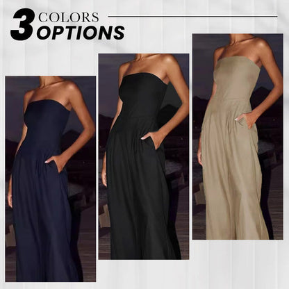 🥰Tot 49% korting!⭐Mouwloze damesoveralls met zakken.