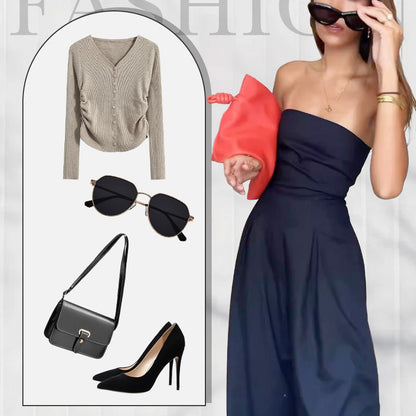 🥰Tot 49% korting!⭐Mouwloze damesoveralls met zakken.