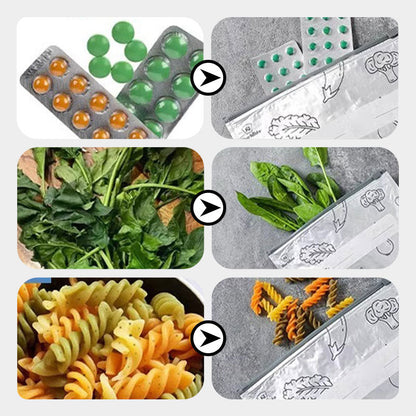 Antibacteriële aluminiumfolie bewaarzak/herbruikbare bewaarzak met aluminiumfolie sluiting