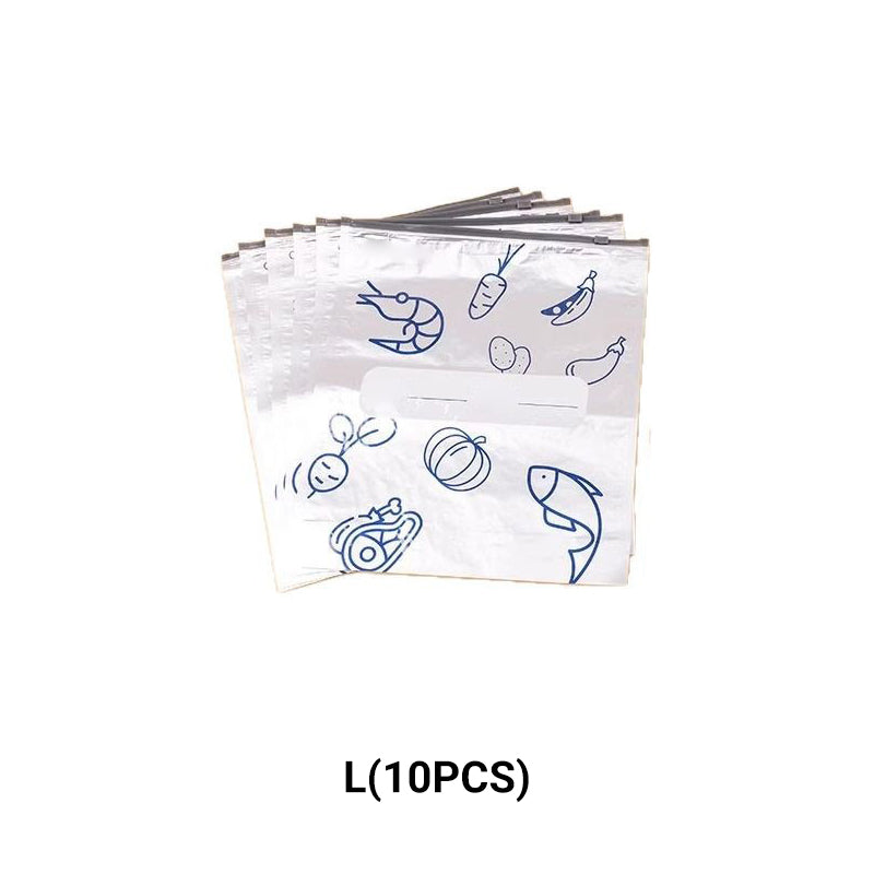 Antibacteriële aluminiumfolie bewaarzak/herbruikbare bewaarzak met aluminiumfolie sluiting