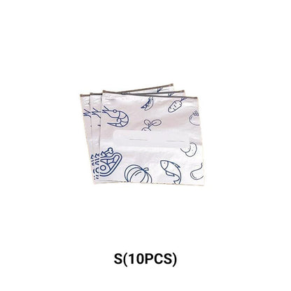 Antibacteriële aluminiumfolie bewaarzak/herbruikbare bewaarzak met aluminiumfolie sluiting