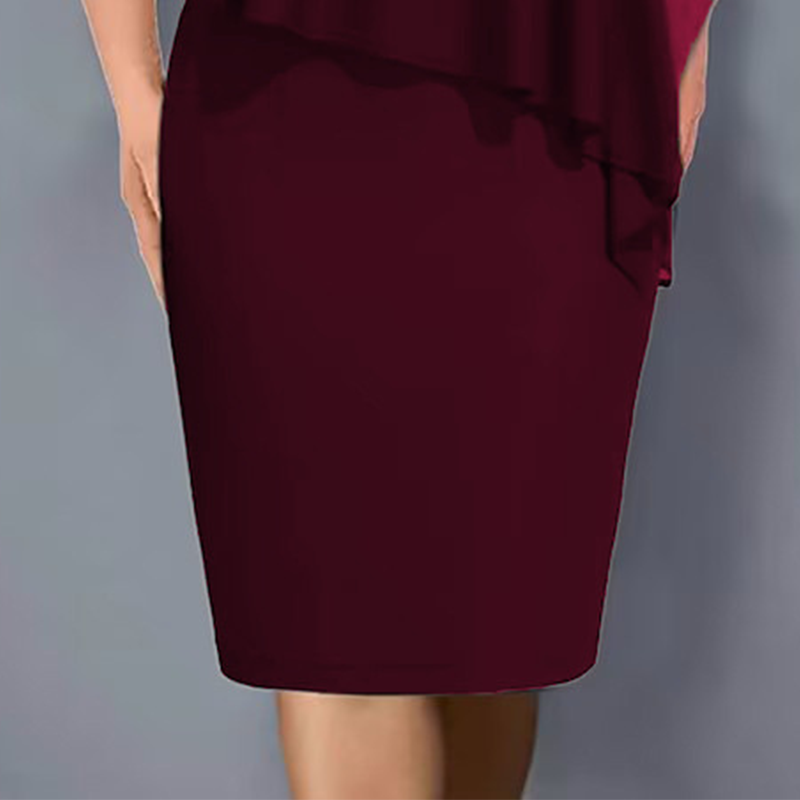 ✨V-Neck Chiffon Shawl Rhinestone Dress