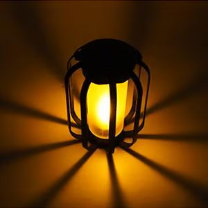 🔥Opgewaardeerde flikkerende vlam solar lantaarn buiten waterdicht licht
