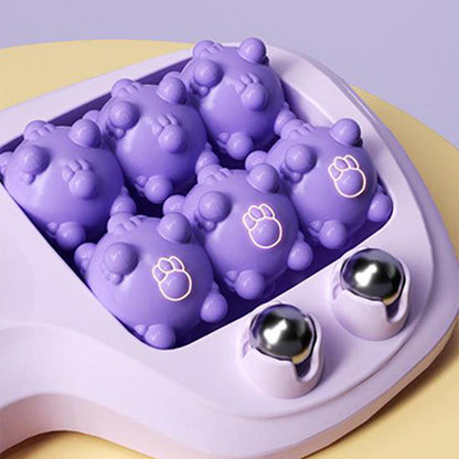 💜Draagbare dubbele voetmassageroller💜