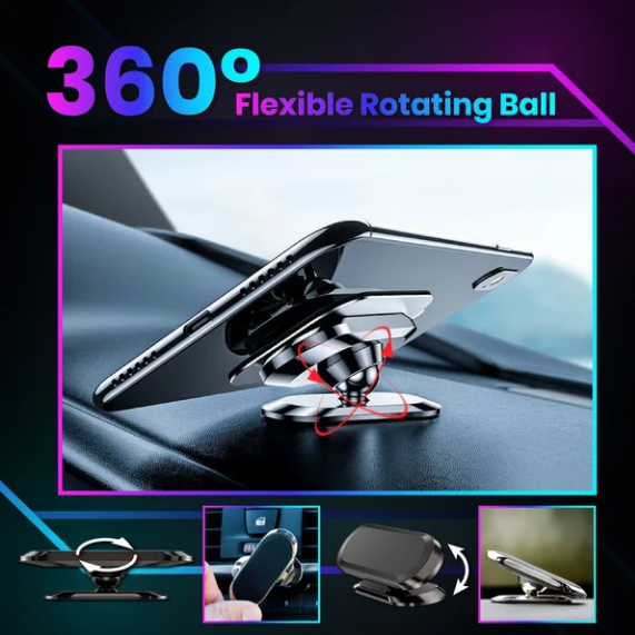 📢📢1 kopen, 1 gratis!! ⏰Ultrakrachtige, flexibele magnetische telefoonhouder voor in de auto