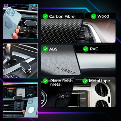 📢📢1 kopen, 1 gratis!! ⏰Ultrakrachtige, flexibele magnetische telefoonhouder voor in de auto