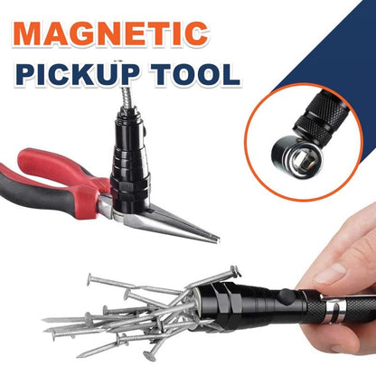 🔦 TIJDELIJKE AANBIEDING: 50% KORTING! ✨ Multifunctionele magnetische telescopische zaklamp – uitschuifbaar, 360° zwanenhals, superhelder