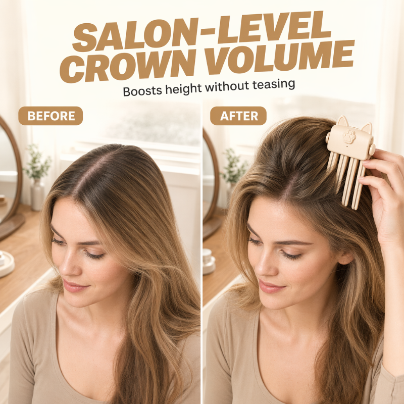 💥Verrassing: 55% korting! 🔥Vorm je kapsel in 3 seconden! 👱‍♀️Magische tool voor extra volume bovenop je hoofd! Clip voor meer volume bij de haaraanzet