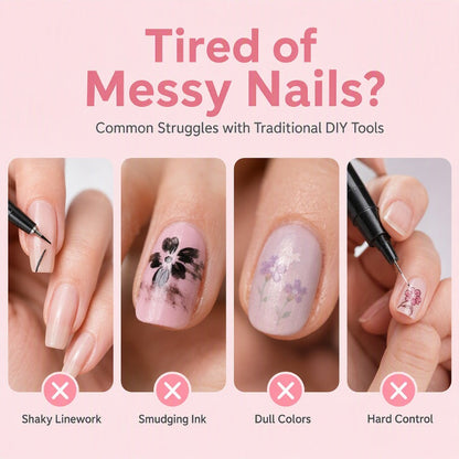 💅 TIJDELIJKE AANBIEDING: 50% KORTING! 💥 Set met 24 kleuren nagelkunstpennen met twee uiteinden – Creatief, salonkwaliteit, eenvoudig zelf te gebruiken ✨