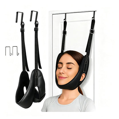 🧘 TIJDELIJKE AANBIEDING: 50% KORTING! 💆 Cervicale tractieapparaat voor aan de deur ter verlichting van nekpijn – Eenvoudig te installeren, zachte verlichting, geschikt voor thuisgebruik ✨