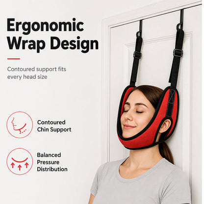 🧘 TIJDELIJKE AANBIEDING: 50% KORTING! 💆 Cervicale tractieapparaat voor aan de deur ter verlichting van nekpijn – Eenvoudig te installeren, zachte verlichting, geschikt voor thuisgebruik ✨