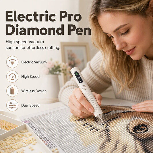 💎 TIJDELIJKE AANBIEDING: 50% KORTING! ✨ Oplaadbare elektrische diamantpen – Nauwkeurig, comfortabel, tijdbesparend