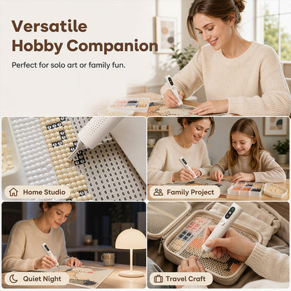 💎 TIJDELIJKE AANBIEDING: 50% KORTING! ✨ Oplaadbare elektrische diamantpen – Nauwkeurig, comfortabel, tijdbesparend